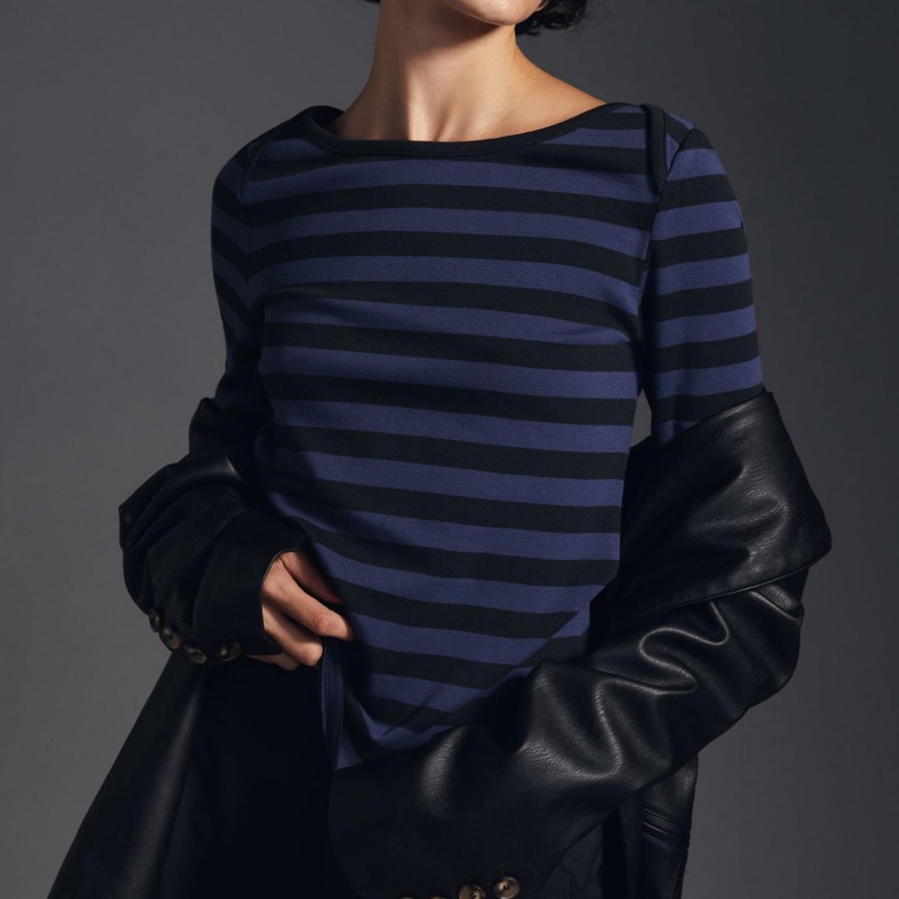 *Anthropologie Maeve Boatneck Top
